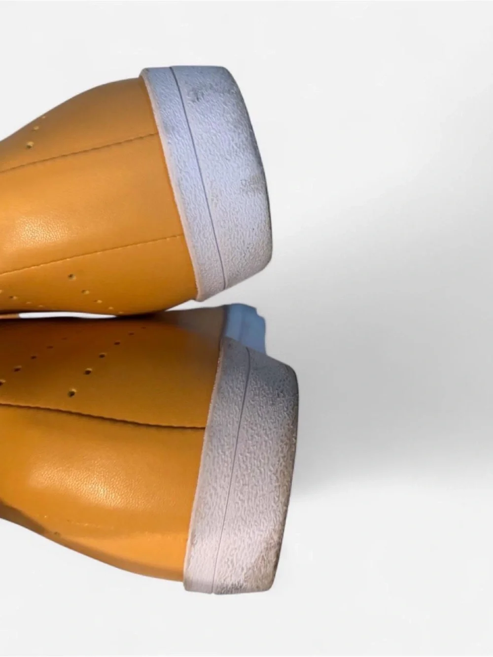 Pony Leather-Look High-Top Sneakers in Camel Tan